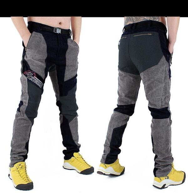 Winter Waterproof Outdoor Slim Hiking Fleece Pants For Men - Image 7