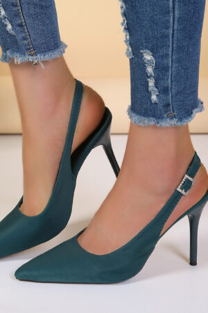 Pointed Toe Buckle Sandals Fashion Summer Stiletto High Heels Shoes For Women