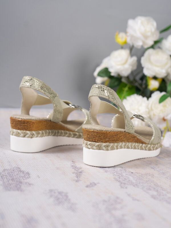 Women's Summer New Hemp Rope Wedge Light Bottom Peep Toe Sandals - Image 7