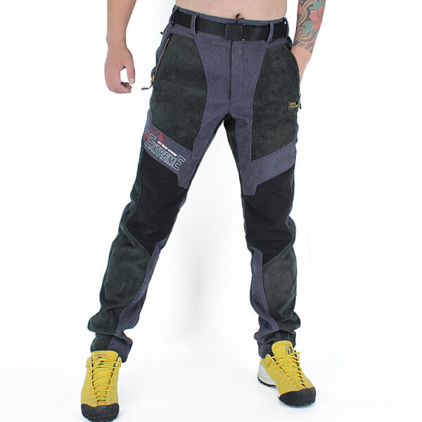 Winter Waterproof Outdoor Slim Hiking Fleece Pants For Men - Image 2