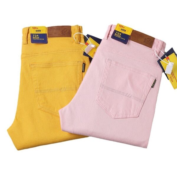 Men Fashion Brands Stretch Slim Fit Skinny Pants - Image 5