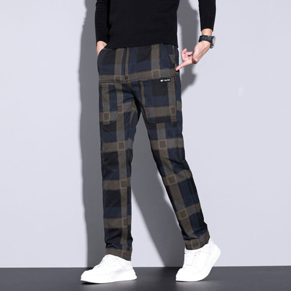 Men's Plaid Casual Pants All-matching - Image 4