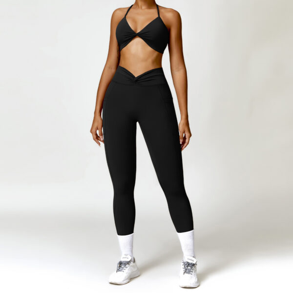 Fashion Camisole Yoga Suit Women Quick-drying Beauty Back Fitness Sports Clothes - Image 2