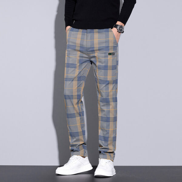 Men's Plaid Casual Pants All-matching - Image 6