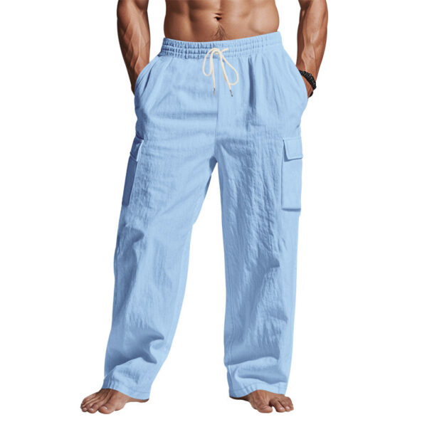 Multi-pocket Loose Casual Trend Wide-leg Pants - Image 9