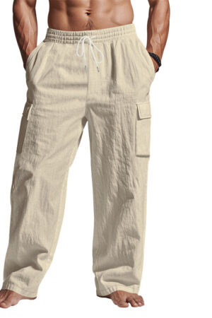 Multi-pocket Loose Casual Trend Wide-leg Pants