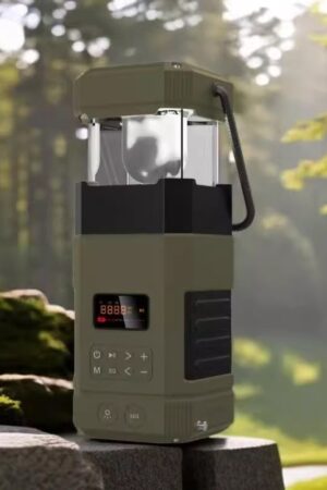 Hand Power Generation Solar Radio Bluetooth Speaker Camping Lantern