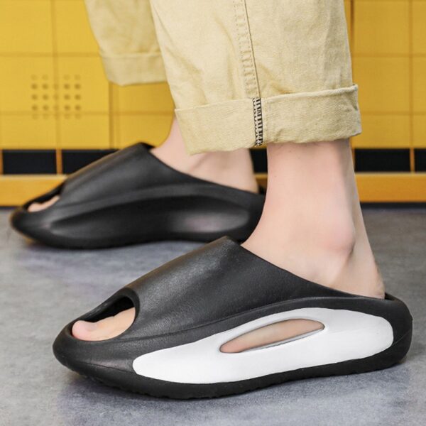 Ins Slippers Women Men Peep Toe Slipper Summer Hollow Unisex Sports Beach Shoes - Image 3