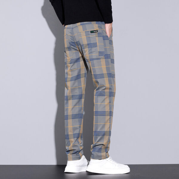 Men's Plaid Casual Pants All-matching - Image 3