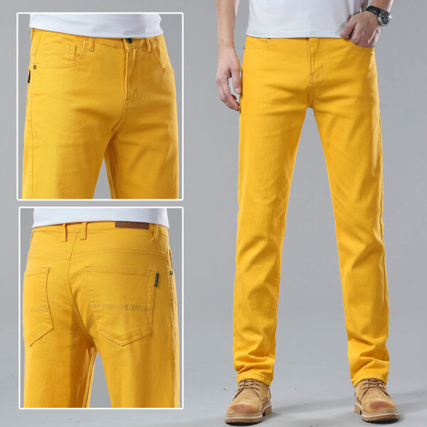 Men Fashion Brands Stretch Slim Fit Skinny Pants - Image 7
