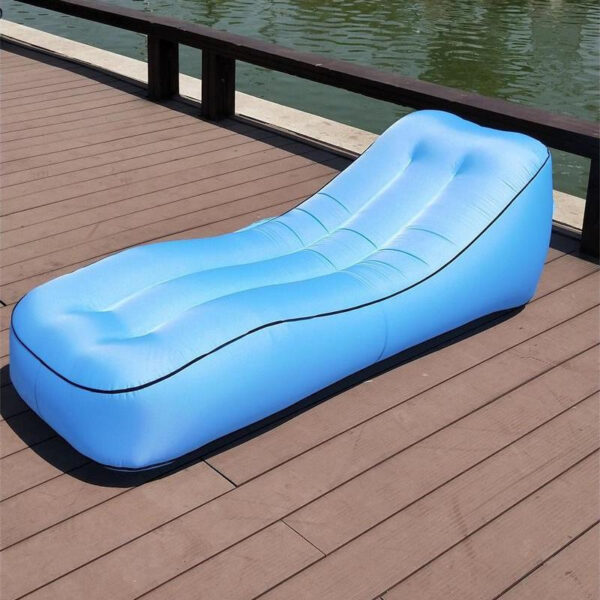 Camping Sofa Inflatable Sofa Portable Air Bed Outdoor Airbed Casual Beach Recliner Floatation Bed - Image 7