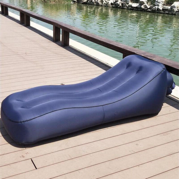 Camping Sofa Inflatable Sofa Portable Air Bed Outdoor Airbed Casual Beach Recliner Floatation Bed - Image 6