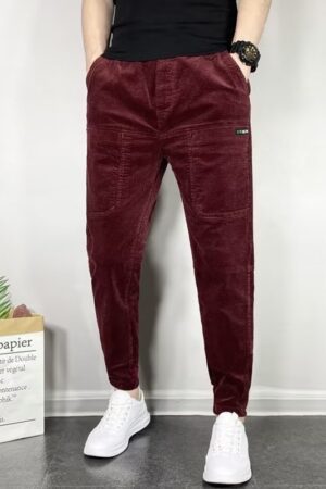 Men's Corduroy Slim Fit All-matching Skinny Pants