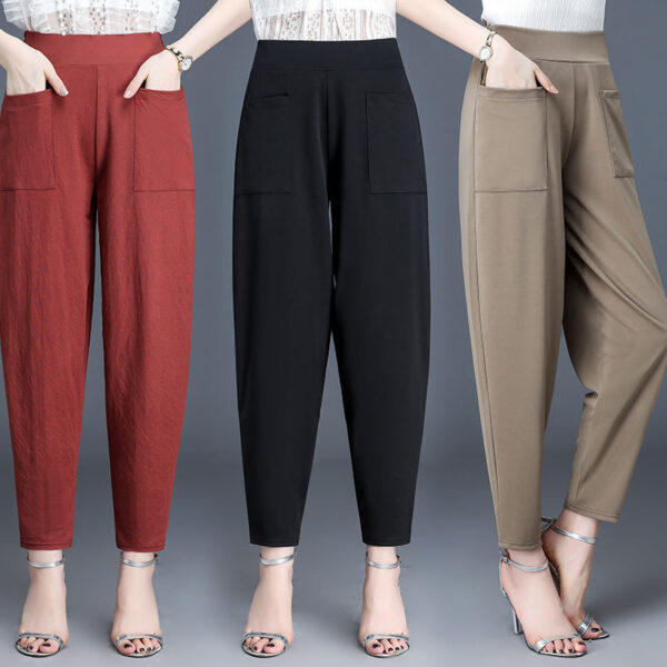 Nine-point Harem Pants Women Casual Thin Bloomers - Image 6