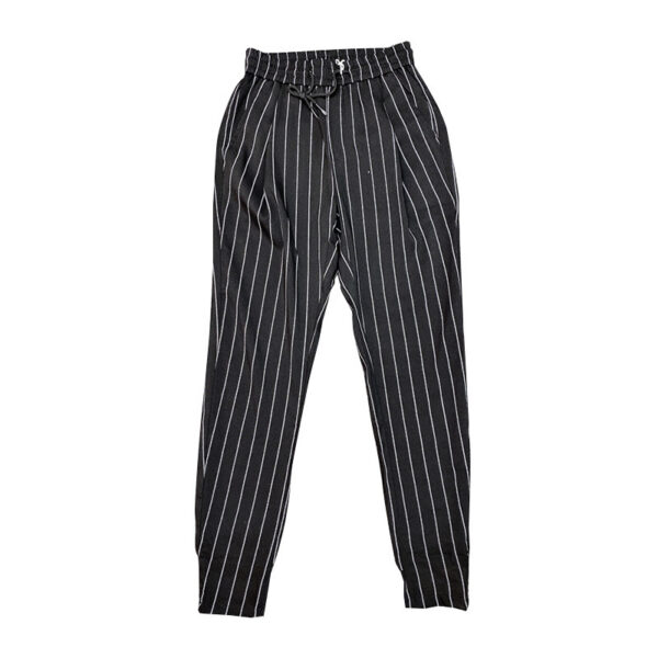 Spring And Summer Thin Men's Vertical Strip Small Foot Casual Pants - Image 4