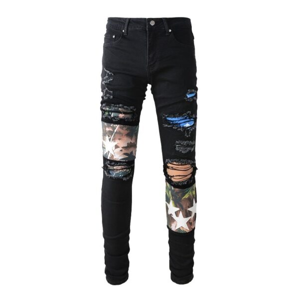 Men's High Street Ripped Jeans - Image 5