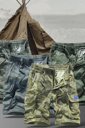 Camouflage New Work Clothes Sports Shorts Men