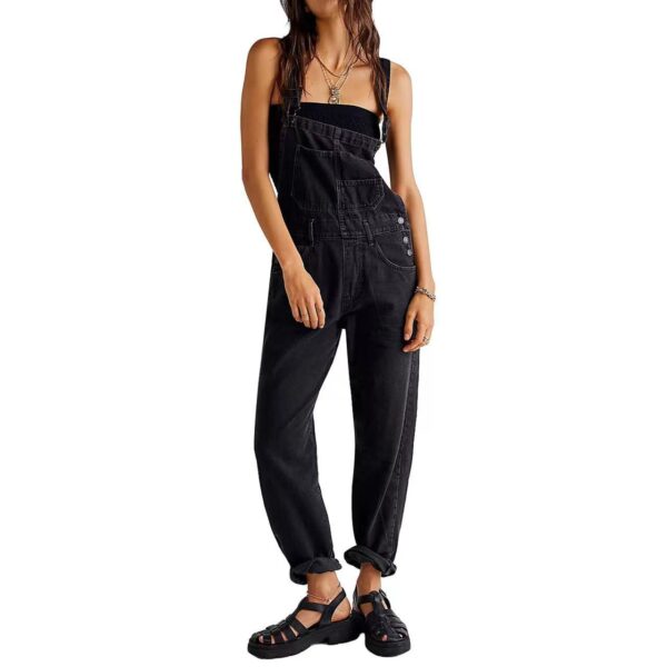 Fashion Casual Loose Denim Trousers - Image 5