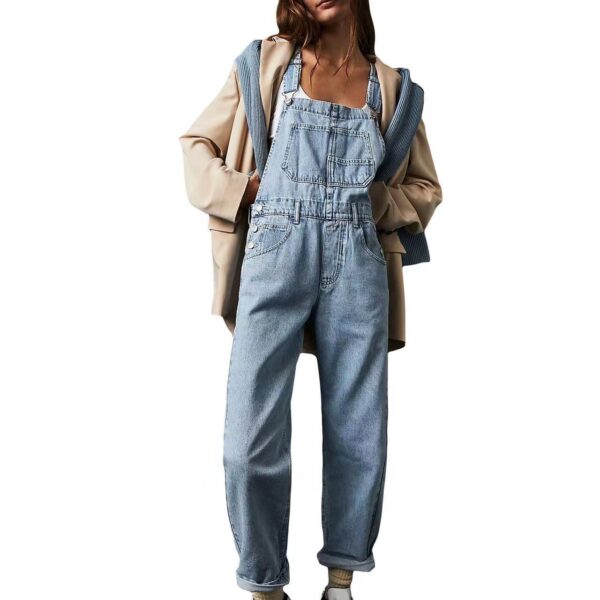 Fashion Casual Loose Denim Trousers - Image 6
