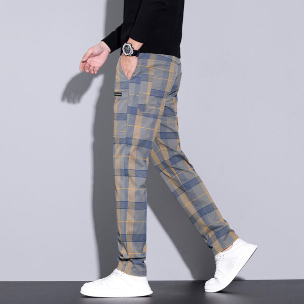 Men's Plaid Casual Pants All-matching - Image 2