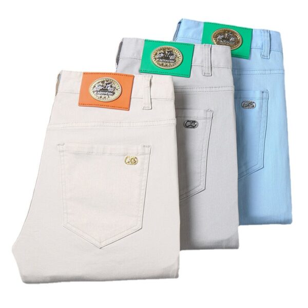 Men's Korean Style Slim-fitting Ankle-tied Youth High-end Pants - Image 5