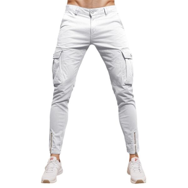 Men's Fashion Tappered Work Clothes Casual Pants - Image 5