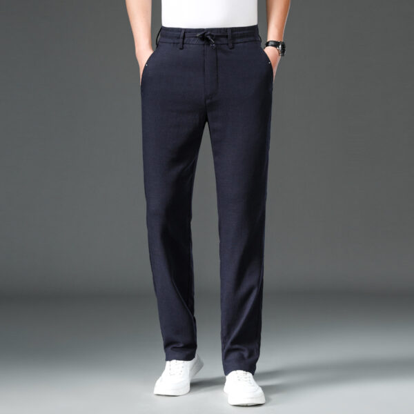 Summer Thin Cotton And Linen Tencel Breathable And Loose Straight White Pants - Image 6
