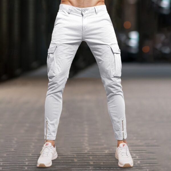 Men's Fashion Tappered Work Clothes Casual Pants - Image 2