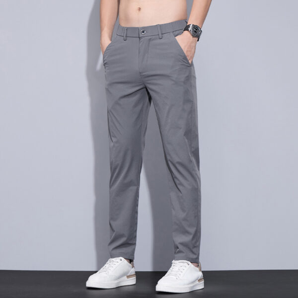 Ice Silk Casual Pants Men's Thin Trendy Trousers - Image 7