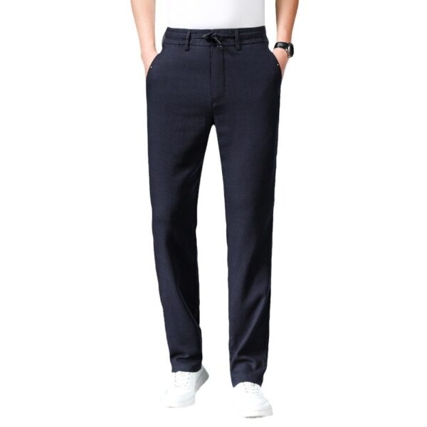 Summer Thin Cotton And Linen Tencel Breathable And Loose Straight White Pants - Image 4