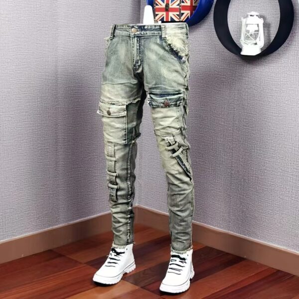 Men's Personality All-matching Fashion Casual Ripped Jeans - Image 6