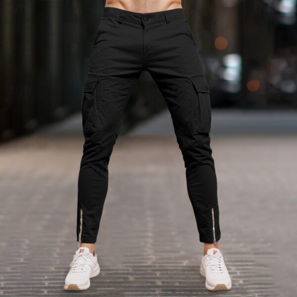 Men's Fashion Tappered Work Clothes Casual Pants