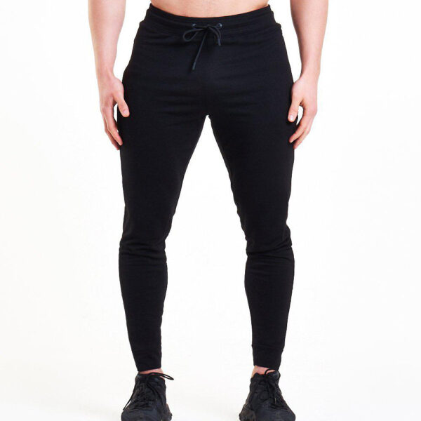 Sports And Leisure Workout Cotton Stretch Slim Trousers - Image 4