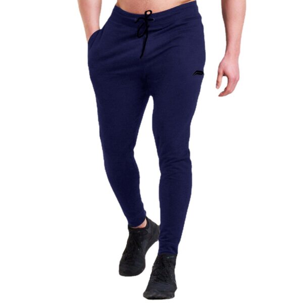 Sports And Leisure Workout Cotton Stretch Slim Trousers - Image 6