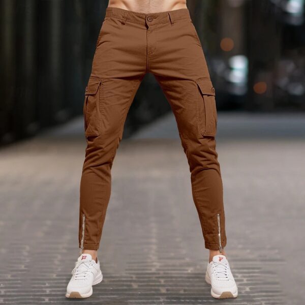 Men's Fashion Tappered Work Clothes Casual Pants - Image 4