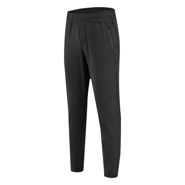 Summer Nylon Woven Four-sided Stretch Slim-fit Ice Silk Sports Trousers - Image 5
