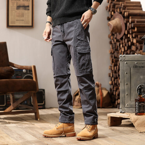 High Street Loose Functional Casual Pants Men - Image 7