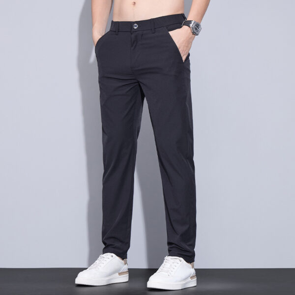 Ice Silk Casual Pants Men's Thin Trendy Trousers - Image 6