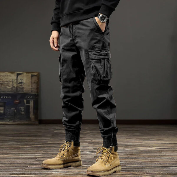 Zipper Ankle Banded Working Pants Men's American Style - Image 3