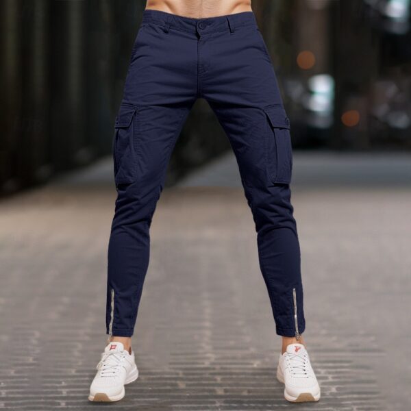 Men's Fashion Tappered Work Clothes Casual Pants - Image 3