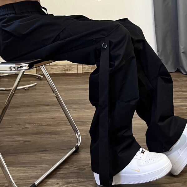 New Work Clothes Pleated Functional Men's Loose Casual Pants - Image 5