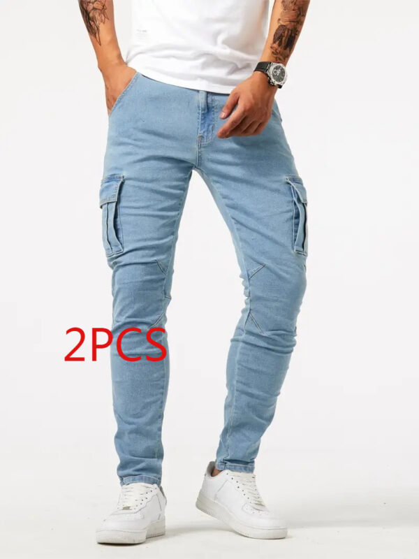 Men's Casual Multi-bag Labor Protection Pants - Image 5