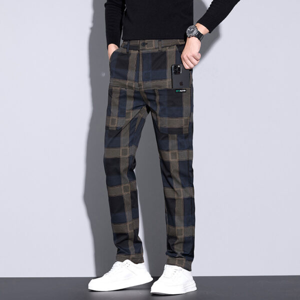 Men's Plaid Casual Pants All-matching - Image 7