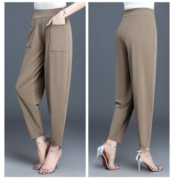 Nine-point Harem Pants Women Casual Thin Bloomers - Image 5