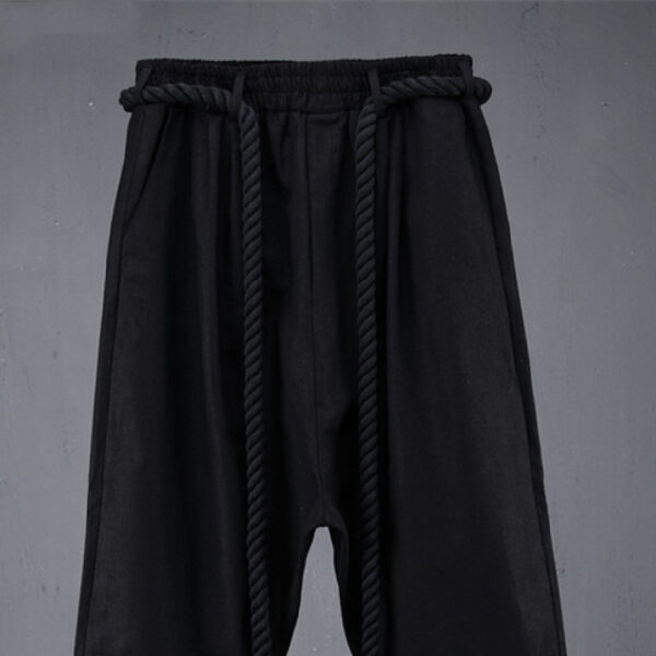 Male Personality Non-mainstream Loose Linen Pant - Image 2