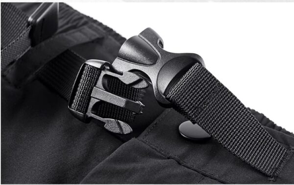 Patchwork Color Contrast And Multiple Pockets For Casual Use - Image 3