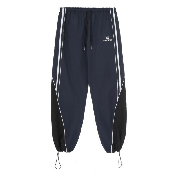 Spring Men's CasualColor Striped Cotton Long Tube Pants - Image 4