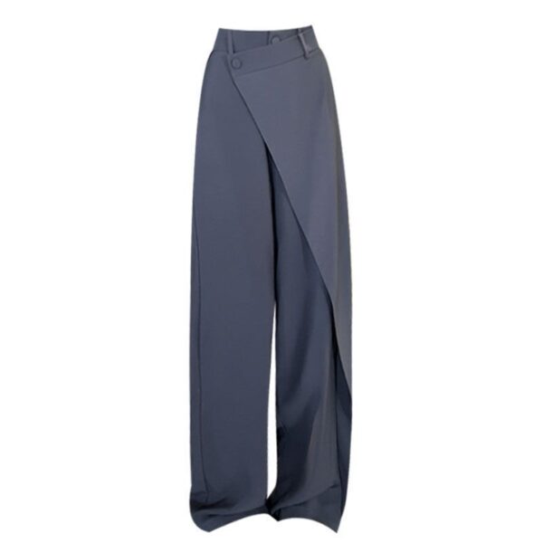 Irregular Wide-leg Pants Ins Fashion Loose Trousers Women's Clothing - Image 9