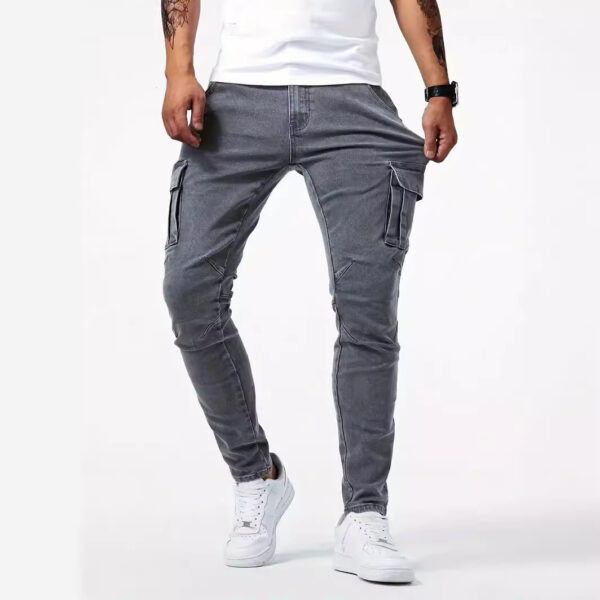 Men's Casual Multi-bag Labor Protection Pants - Image 3