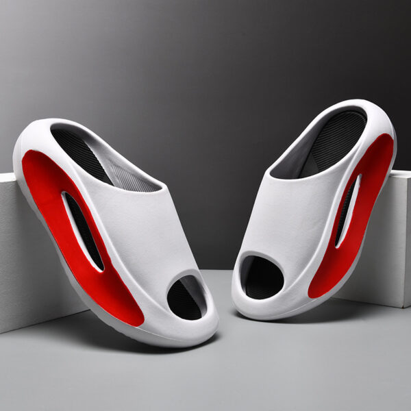 Ins Slippers Women Men Peep Toe Slipper Summer Hollow Unisex Sports Beach Shoes - Image 5